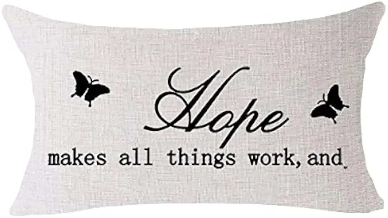 Gifts for relatives and friends, faith, love, family, linen pillowcase, cushion cover, home office decorative waist pillowcase