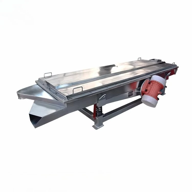 Linear Vibrating Separation Screen Stainless Linear Vibrator Sieve Machine Vibrating Sieve for Grain