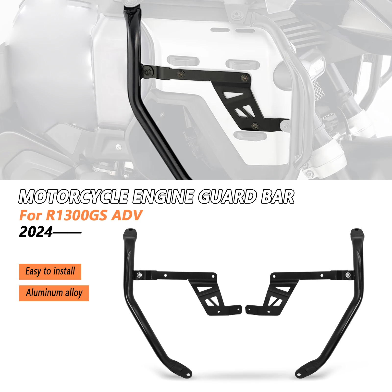 

Мотоциклетные шоссейные защитные дуги двигателя Ultimate Tank Guard Bar, защита бампера для BMW R1300GS ADV R 1300 GS Adventure 2024 2025