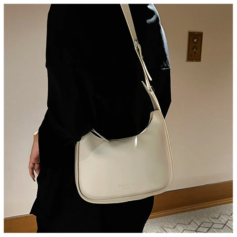 

French-Style Bag Fashionable High-Quality Versatile Women's Bag Niche, Minimalist Casual, Single-Shoulder Underarm Bags