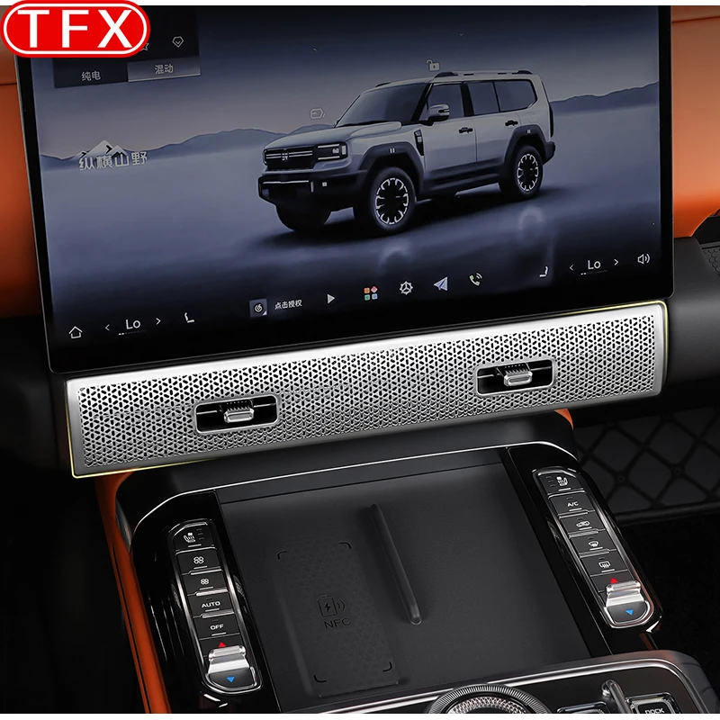 

For Jetour G700 2025 2026 Car Central Control Air Outlet Protective Cover Air Conditioning Outlet Dust Cover Auto Accessories