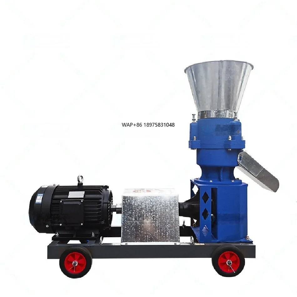 Pelleting machine farms for poultry, cattle, sheep, pigs and rabbits feed necessary to improve production and farming efficiency