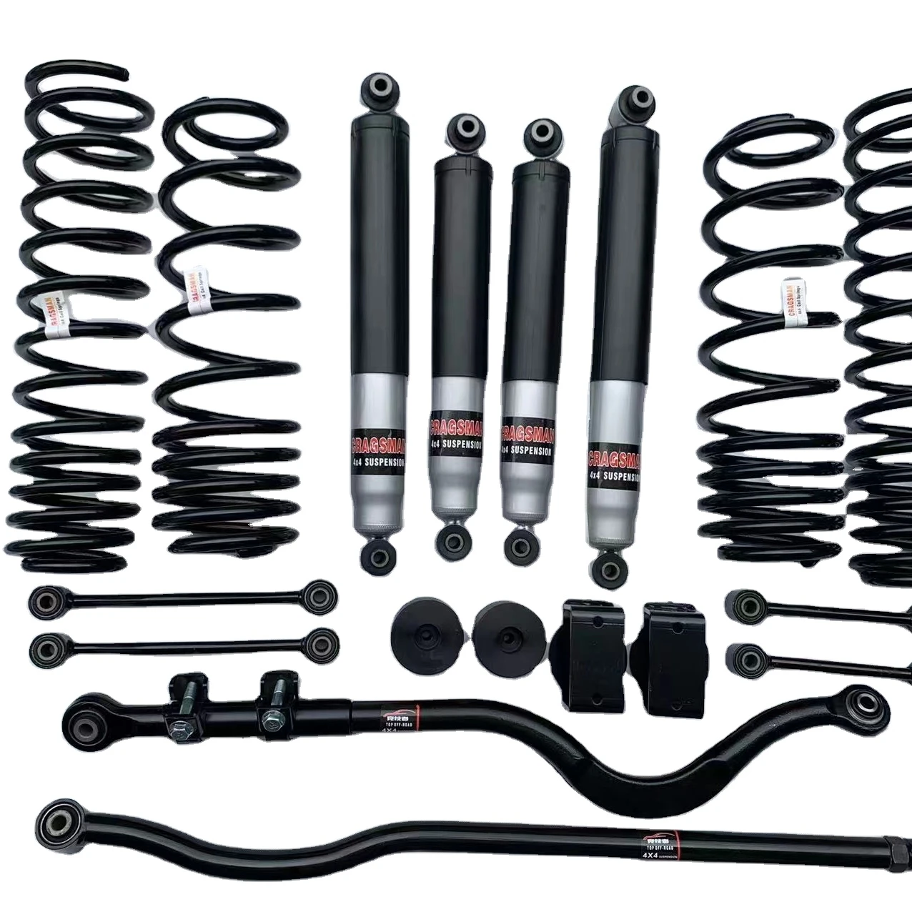 4wd Offroad Parts 4x4 Lifts oil Shock Absorber For Jeep Wranglers JL Suspension  lift 2.5inch