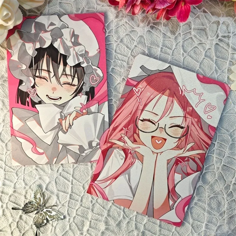 ALIEN STAGE Sua Mizi Cosplay Card Double-Sided Figure Cards Postcard Figure 2Pcs/Set Accessories Lomo Photocard Collection Prop image 5
