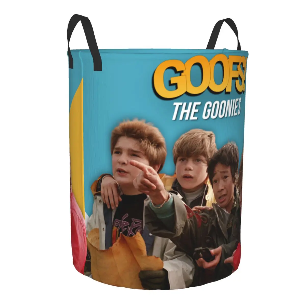 Custom Comedy Film The Goonies Laundry Hamper Large Clothes Storage Basket Never Say Die Toy Bin Organizer for Nursery