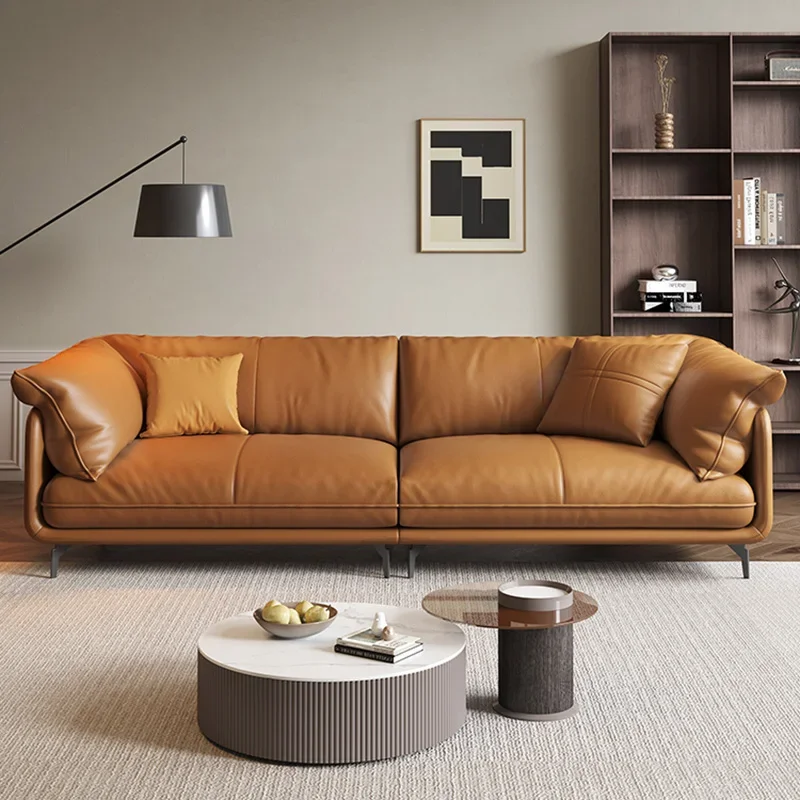 

Leather Living Room Sofas Luxury European Modern Sectional Sofa Modular Design Sofa Sala De Estar De Luxo Home Furniture