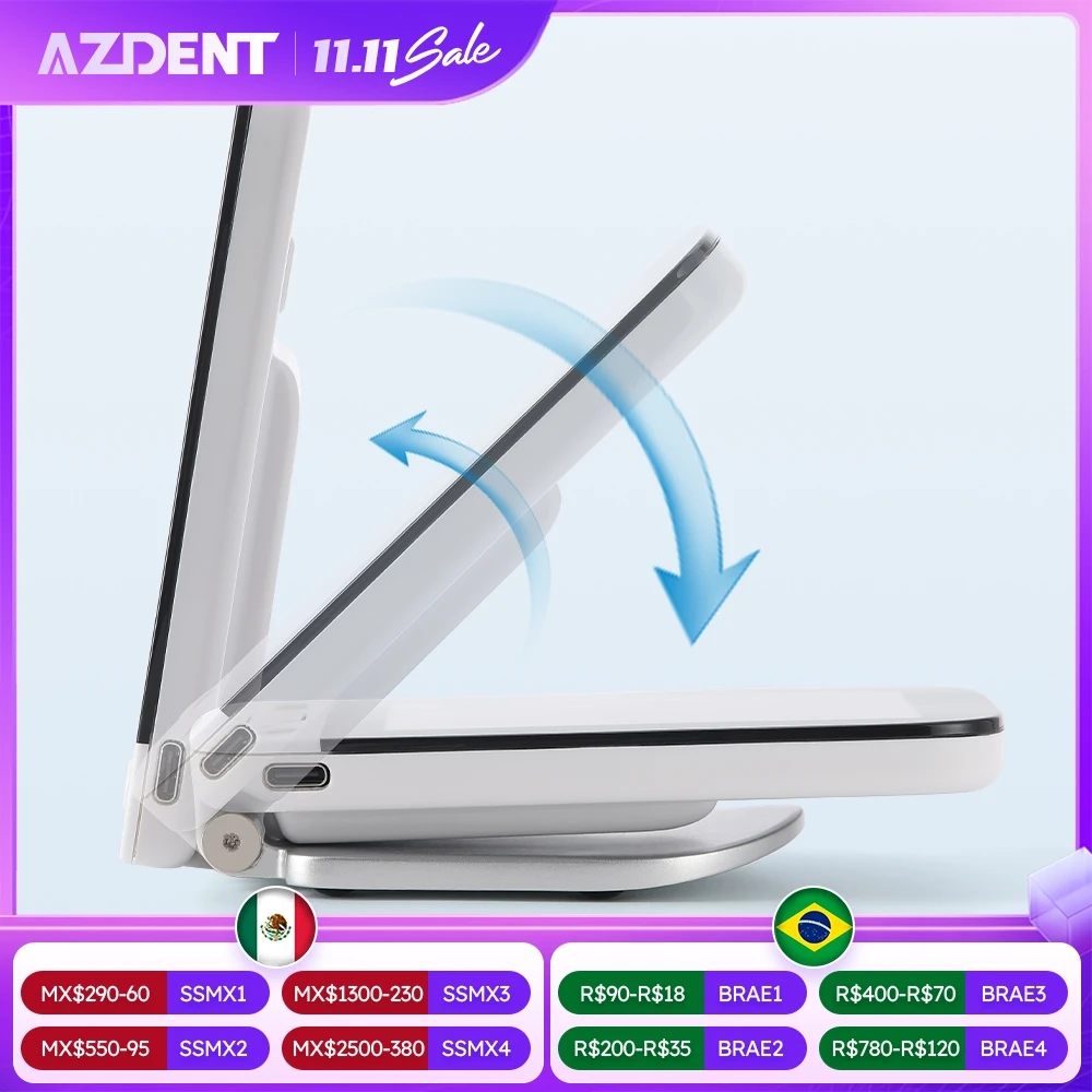 

AZDENT Dental Apex Locator Эндодонтия Корневой канал Apex Location Эриодонтия Измерительное оборудование AZ Apex II Стоматологический инструмент