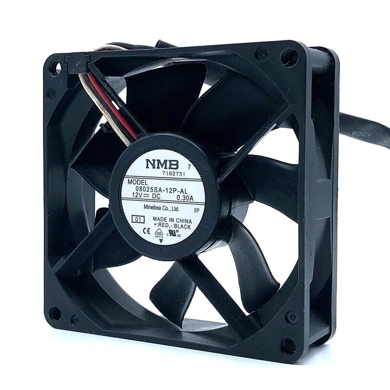 08025SA-12P-AL NMB 8025 12V 8CM 80mm Cooling Fan for Projector,Dual Ball Bearing