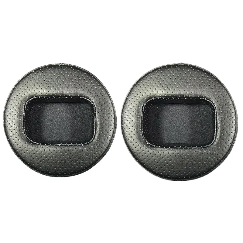 Almohadillas redondas perforadas de piel de oveja para auriculares AKG K553 Pro K551 DT990 K240 SHP1900 sony ATH Philips, 90MM, 100MM, 105MM, 110MM