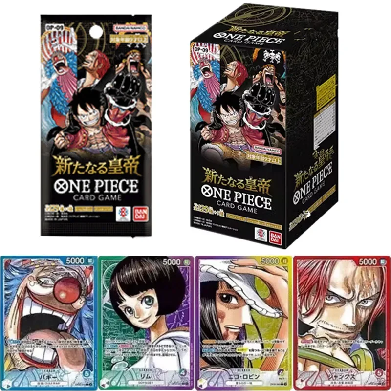 

New Originales Bandai One Piece Card New Era Opcg-09 Cards Booster Box Japanese Anime TCG Luffy Rare Game Card Collector Gift