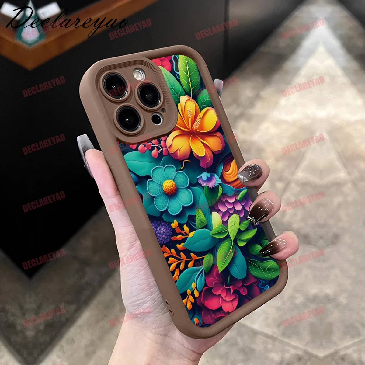 DECLAREYAO ماتي بولي يوريثان لينة خفيفة سليم حالات ل Realme C63 N63 C65 C75 C61 Q5 V25 Narzo 7 60 5 C71 13 14 9 يغطي حالة للصدمات