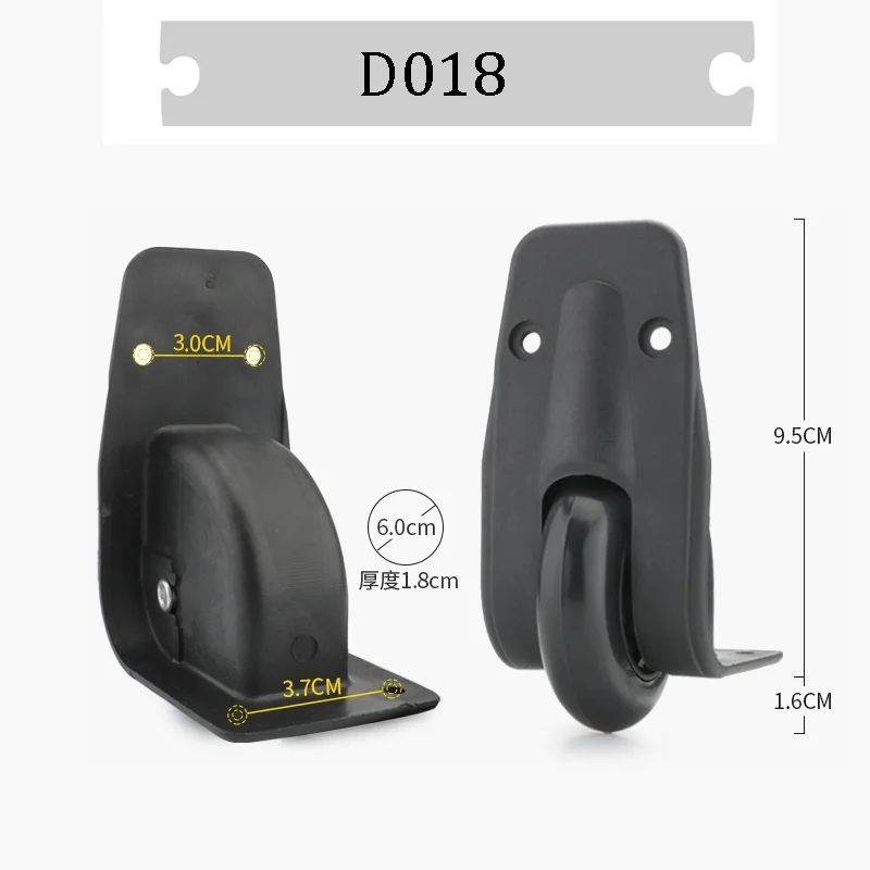 For Directional Wheel Professional Luggage Wheel Repair Accessories - Durable 360° Rotating Wheel + Tools For Easy Installation