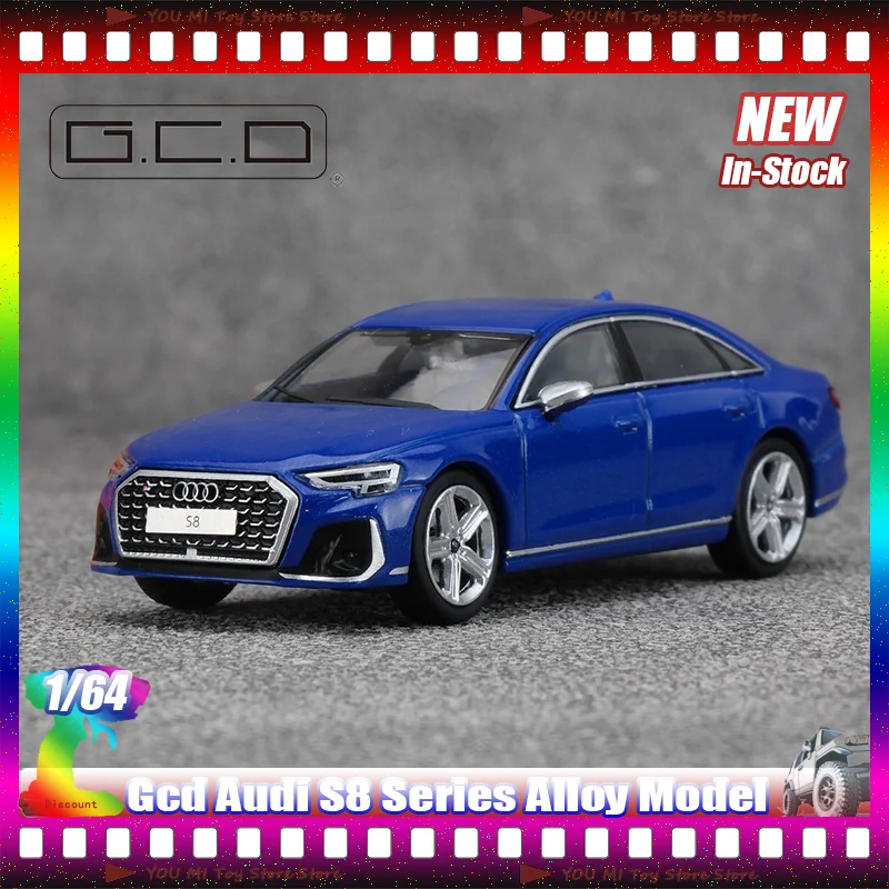 

New Tw Audi S8 Series 1:64 Scale Die-Casting Alloy Car Model Gcd Miniature One-Piece Customizable Collectible Toy For Children'S