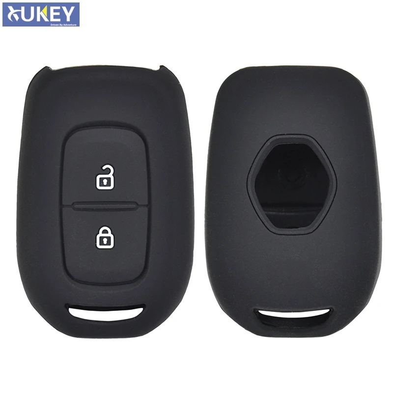 2 Button Silicone Car Remote Key Fob Cover Case For Renault kwid Symbol Trafic for Dacia Sandero Logan Duster 2016 2017 2018