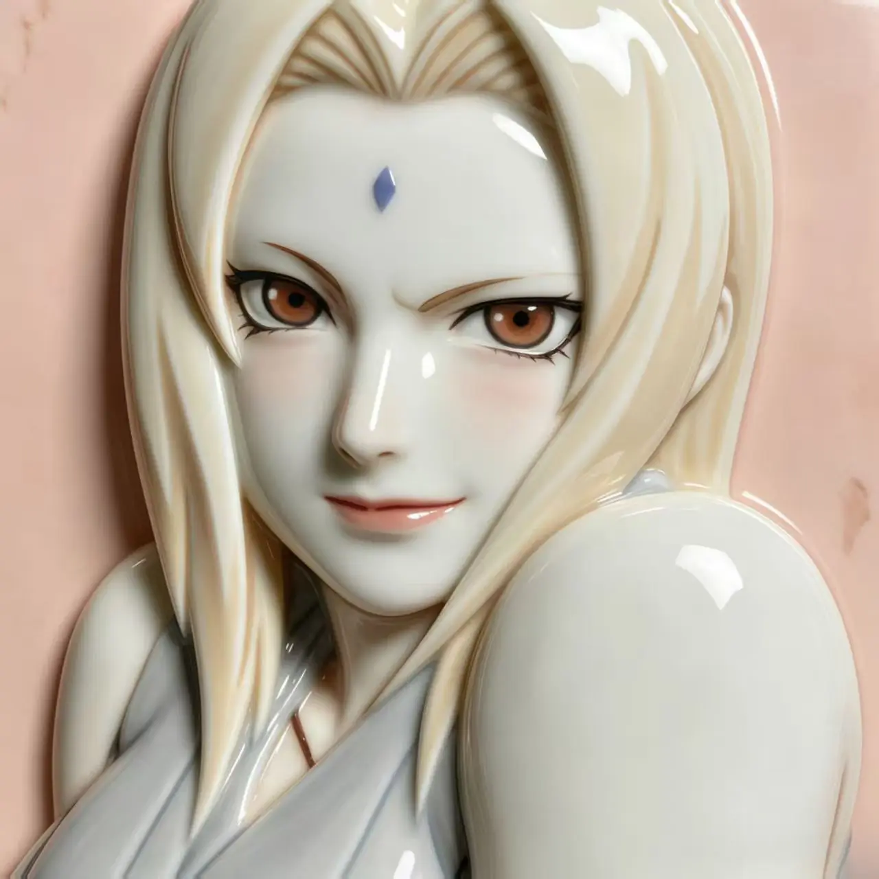 Cartoon Naruto Relief Ceramic Fridge Magnet 3D Tsunade Orochimaru Jiraiya Creativity Collect Decoration Gift Toy