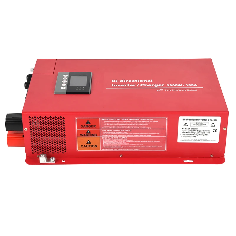 Efficient power inverter 3kw surge power 6kw 12v 24v to 220v power inverter pure sine wave inverter