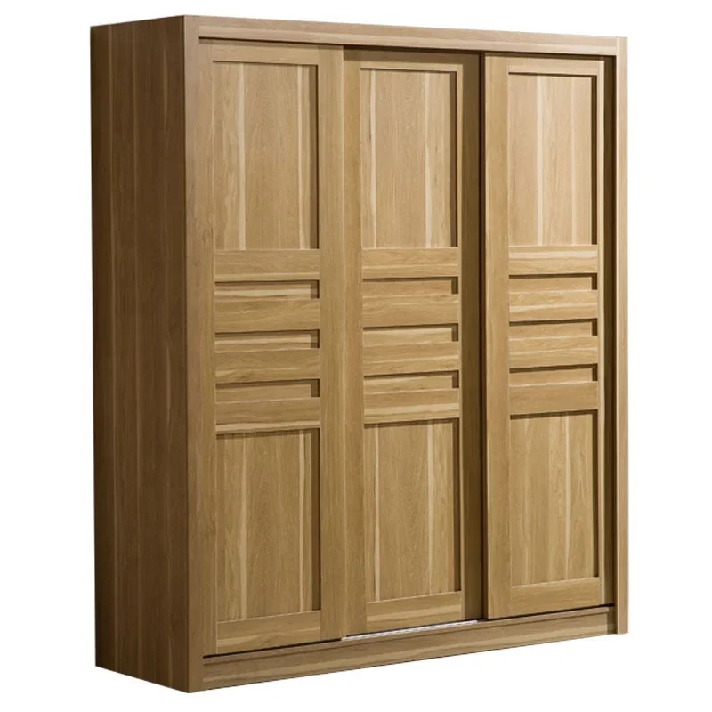 

Wooden Almirah Cloth Cupboard Designs With Mirror In Bedroom Wall