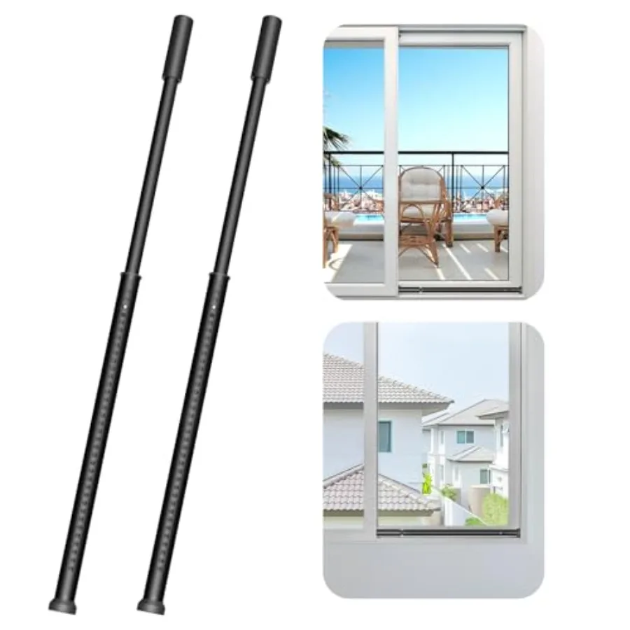 

Sliding Door Security Bar, Heavy Duty Sliding Patio Door Lock Bar, 20-50inch Adjustable Multi-use Window Security Bars, Sliding