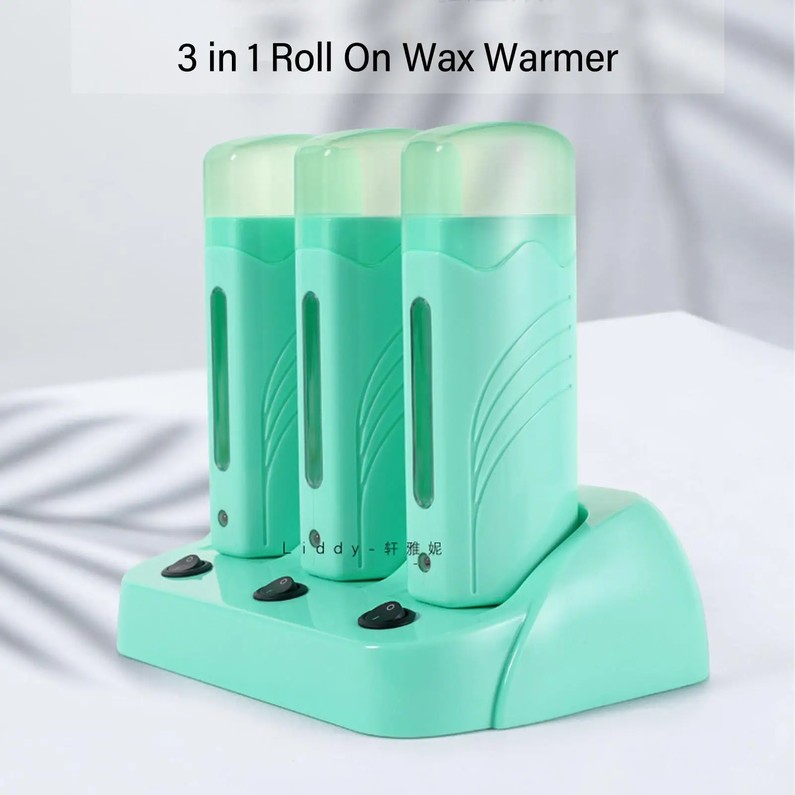 ماكينة إزالة الشعر لتدفئة الشمع سهلة الاستخدام، سخان شمع محمول للاستخدام المنزلي، مفاتيح مستقلة لنمو الشعر البطيء #3