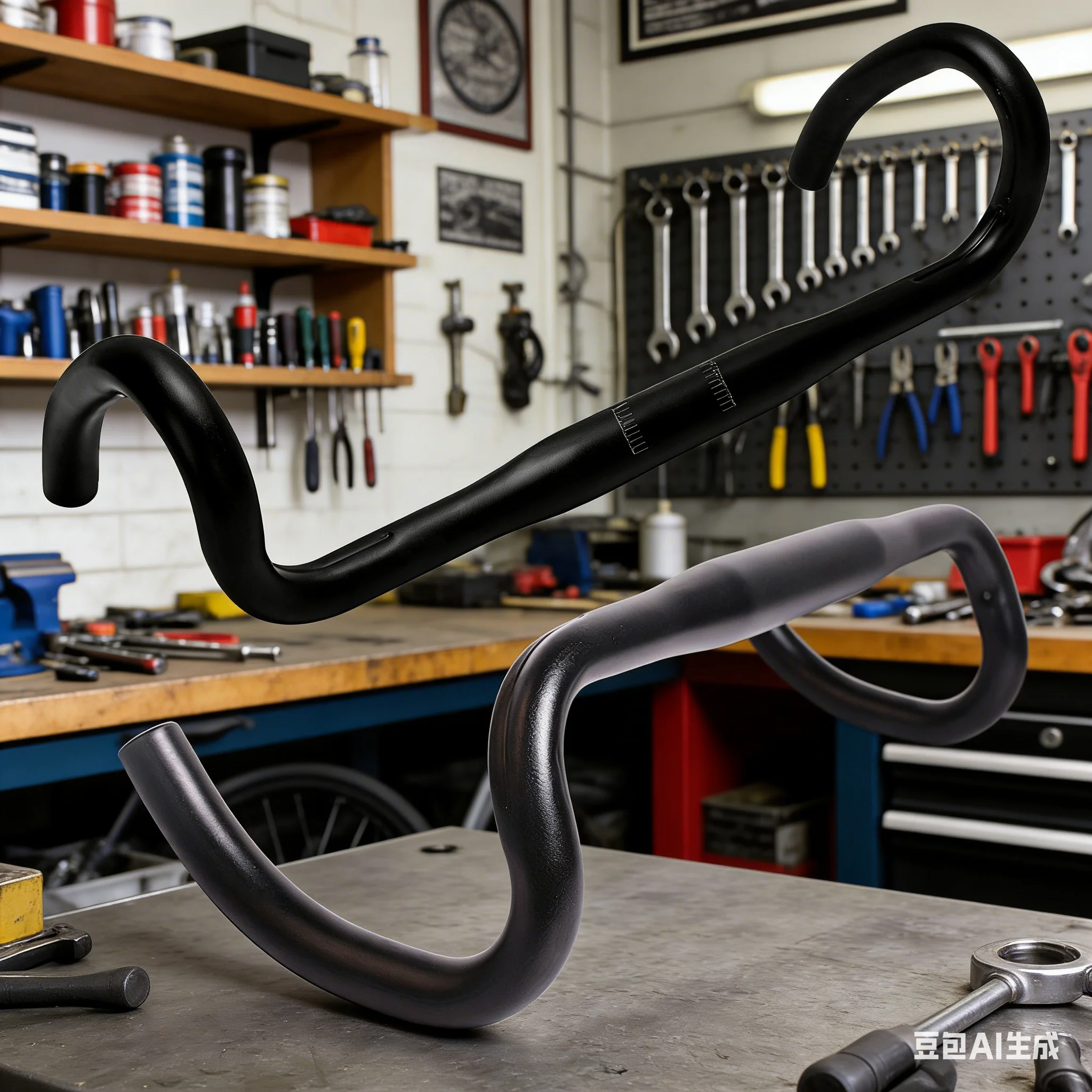 

Road Bike Aluminum Alloy Road Bike Curved Black Handlebar Aluminum Alloy Handbar 31.8x380-420 Replace Practical Bike Parts