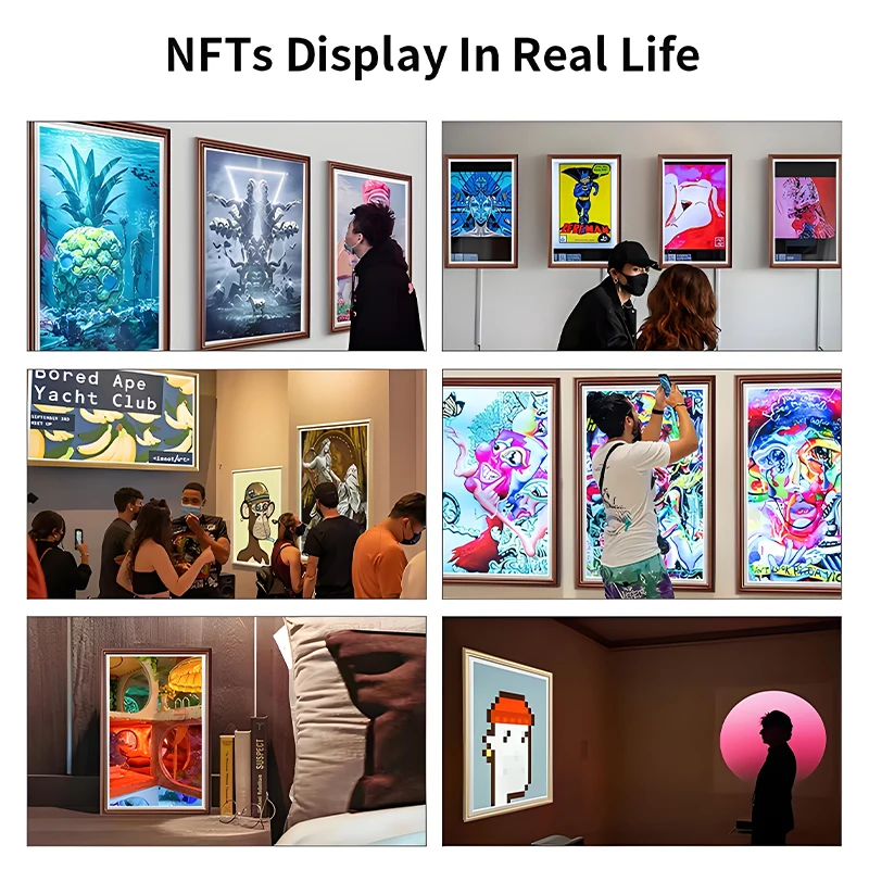 Indoor 21.5-65 Inch Android LCD Panel Artistic Digital Photo Frame with Full HD in Wood Finish SDK Function