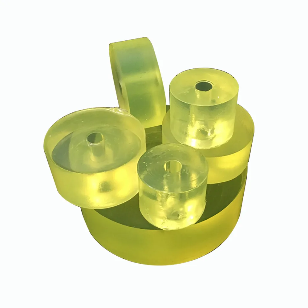 PU Polyurethane Pad Elastic Rubber Punching Pad Punchdown Mattress Block Round Sheet Shock Absorbing Abrasion Pressure Resistant