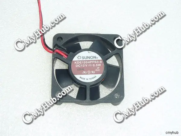 For SUNON KDE1204PFS3-8 KDE1204PFS3 DC12V 0.5W 4010 4CM 40MM 40x40x10mm 40*40*10mm 2pin 2Wire Cooling Fan