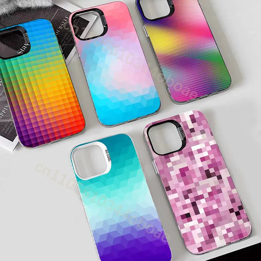 

Mosaic Art Pattern Phone Case For iPhone 17,16,15,14,13,12,11,Pro,Max,Plus Shockproof Cover