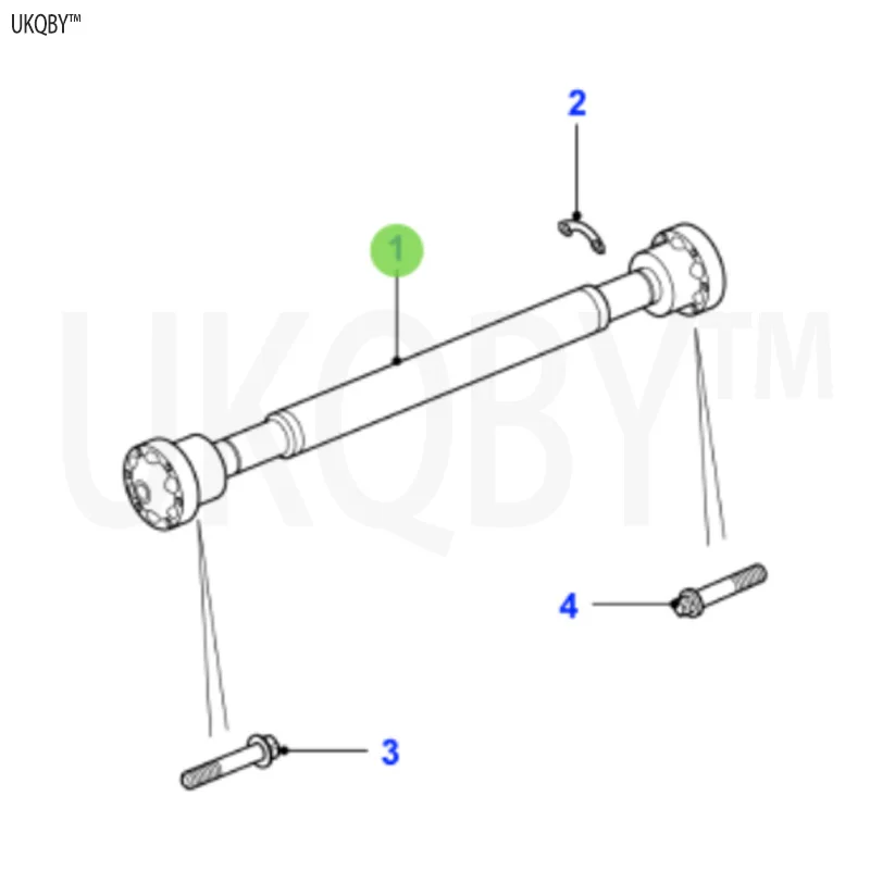 Ja gu ar X J 2010-2019 La nd Ro v er C2D20009 Drive Shaft