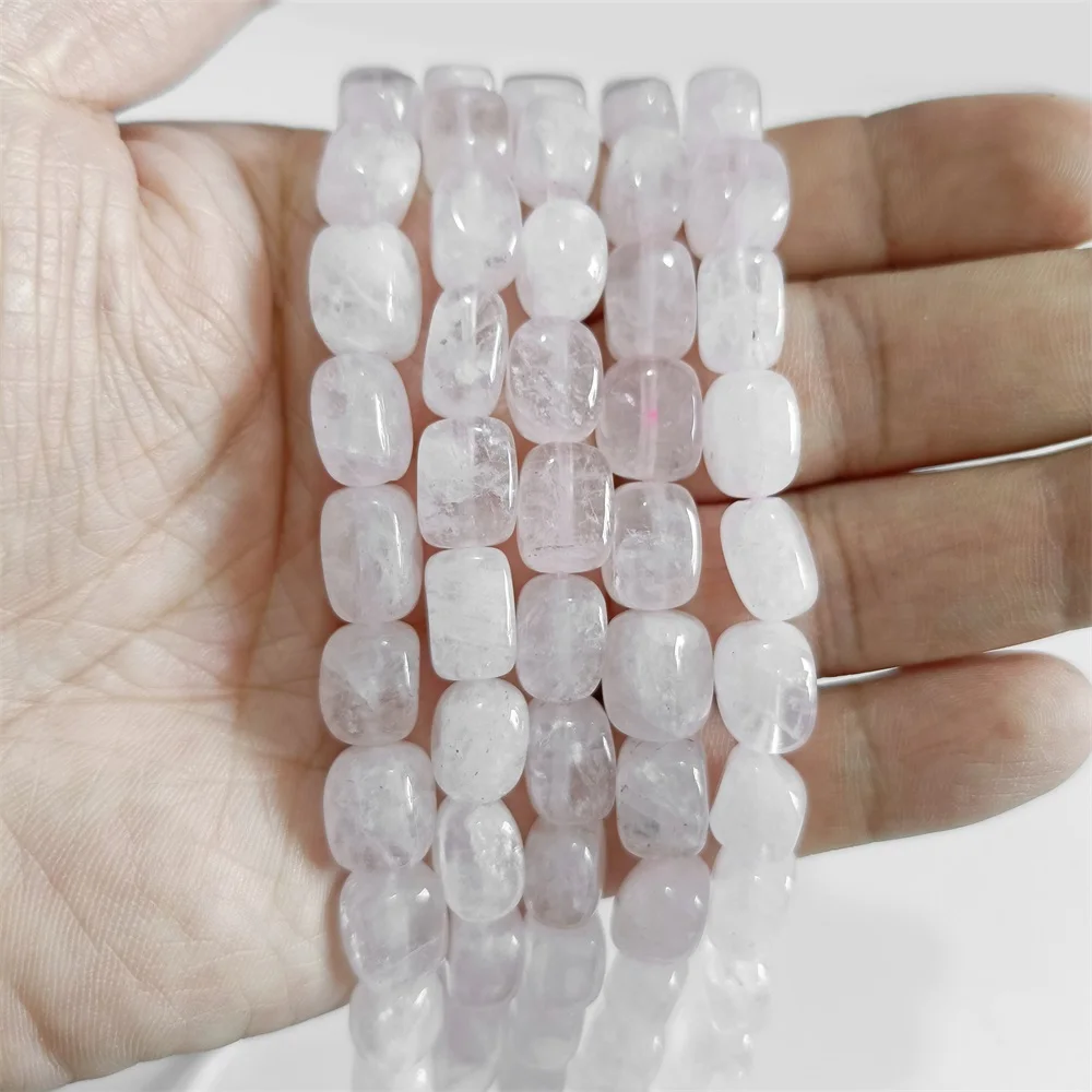 Wholesale Natural Smooth Square Stone Beads Loose Cube Bead Agates Quartzs Raw Mineral Beads for DIY Bracelets Earrings Neckalce