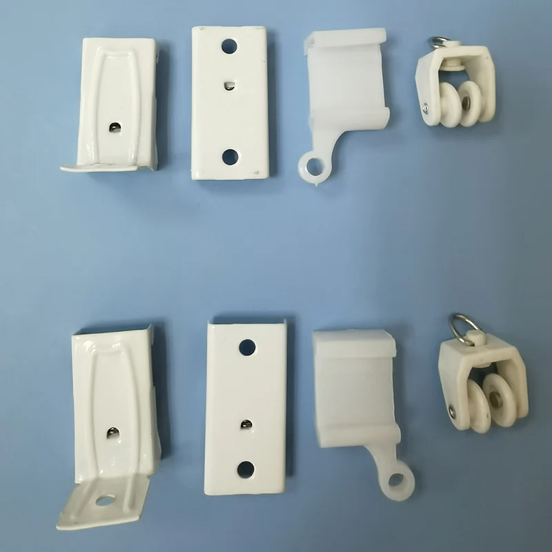 10pcs Flexible Ceiling Curtain Accessories Bendable Curtain Track Accessories Set  R23