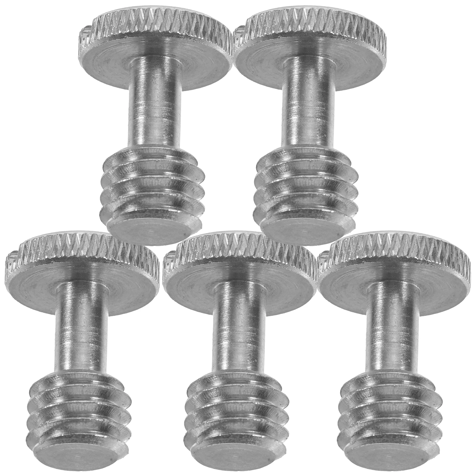 

5pcs Camera Fixing Screw Solid Tripod Mount Thumb Iron Nickel Plated Universal 3/8inch Screw Photography Accessories