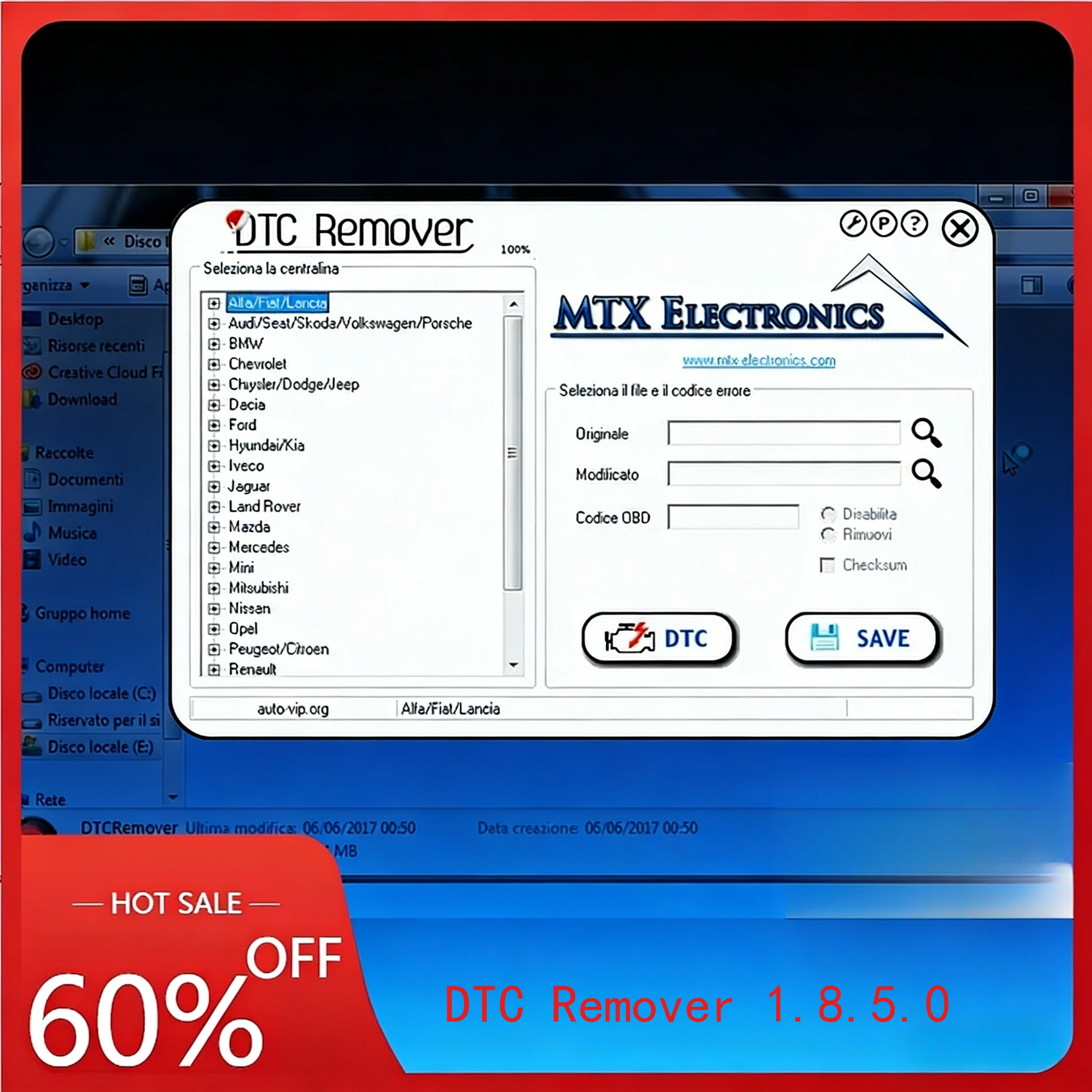 2025 Hot DTC Remover For KESS KTAG FGTECH OBD2 Software MTX DTC Remover 1.8.5.0 With Keygen+9 Extra ECU Tuning Software ECU Fau