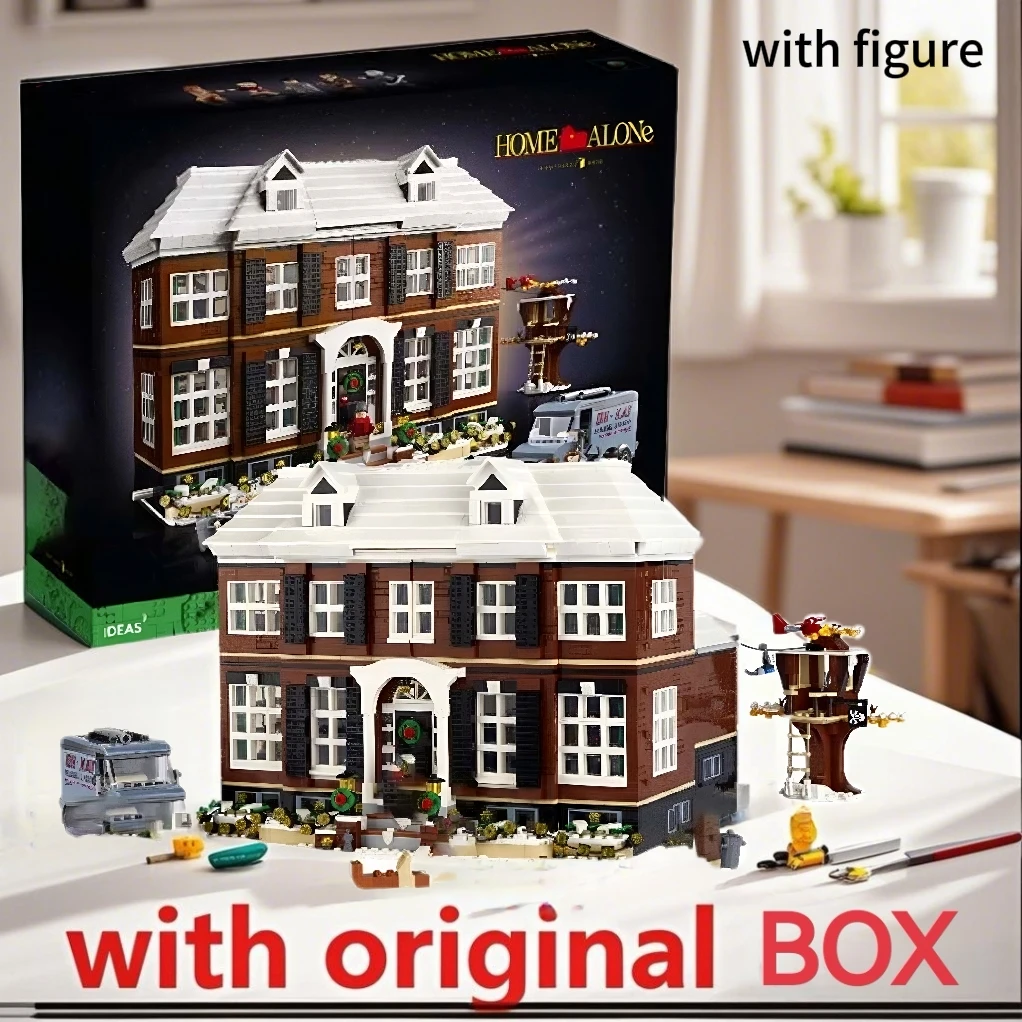 

With Original box 3955 Pcs Home Alone Model Building Blocks Brick Education Birthday Christmas Gifts Toys Compatible 21330