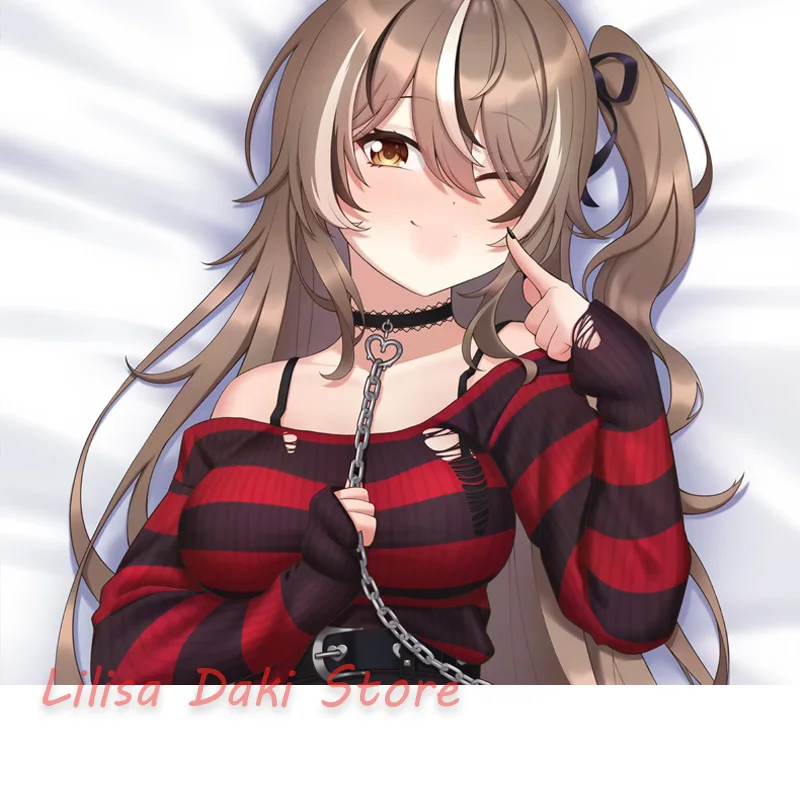 Dakimakura Nanashi Mumei Vtuber Drone Body Pillow Cover Double-Sided Print Anime Life-Size Pillowcase Gifts