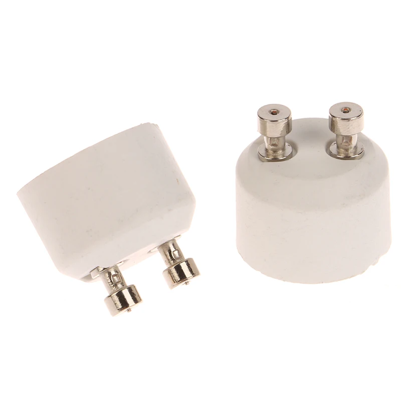 

2Pcs GU10 To MR16 Ceramic Socket Base Halogen LED Light Bulb GU10 To GU5.3 G5.3 G4 Adapter White Converter Lamp Holder