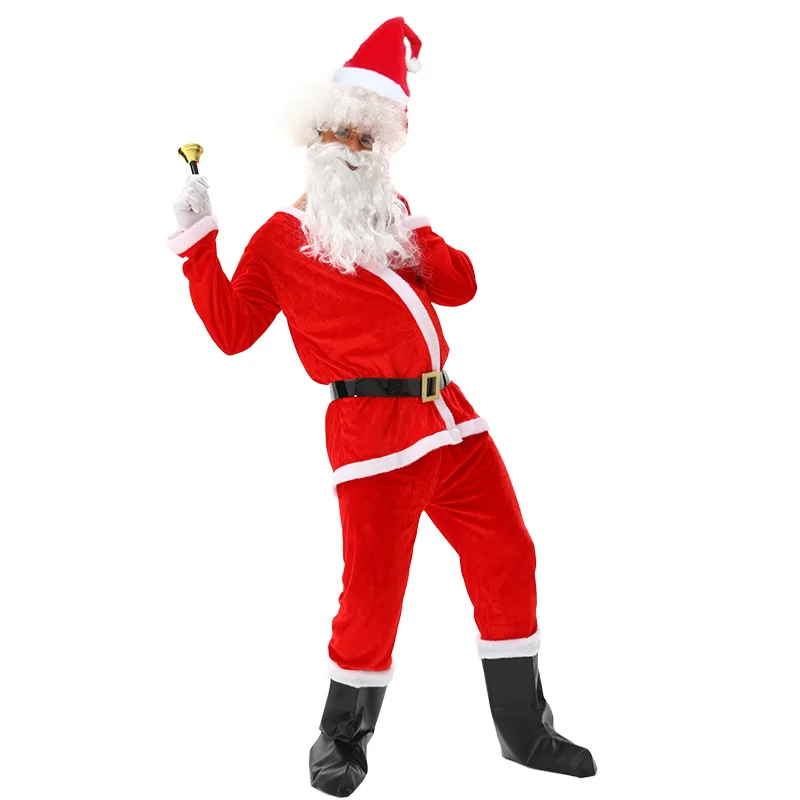 أزياء عيد الميلاد، وحفلات العطلات للبالغين، والأزياء التنكرية، وأزياء أداء الحفلات السنوية تحت عنوان سانتا كلوز