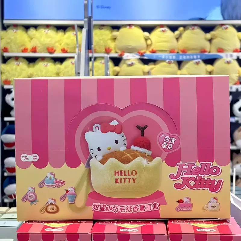 

In Stock Mark Tubu Sanrio Genuine Summer Black Hellokitty Plush Aromatherapy Blind Box Pendant Toy Birthday Gift