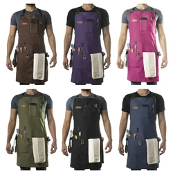 Stenffy Professional Work Apron Heavy Duty Canvas, Adjustable Back Weight, Multiple Pockets for Men's and TOP ones