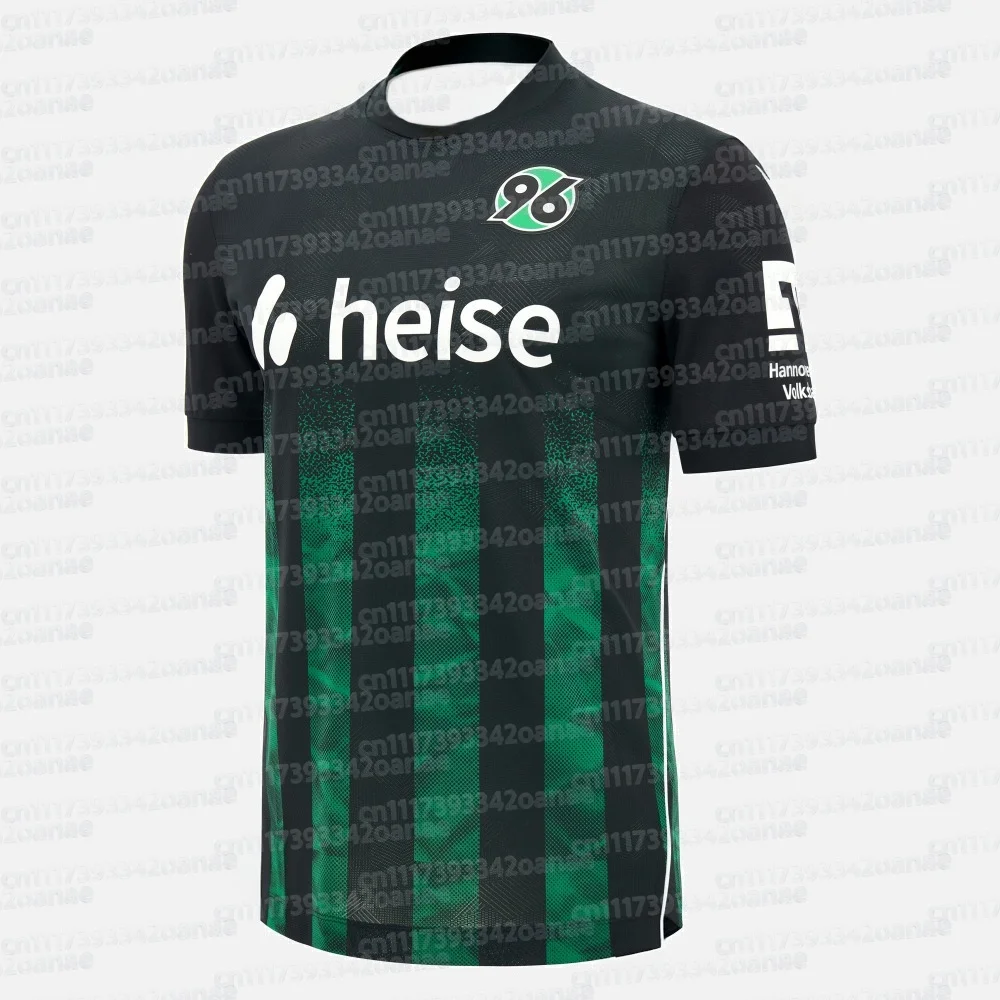 2026_27 Hannover 96 Deutsches Fußballverein Trikot T-Shirt Herren Sommer Sport Atmungsaktives Schnelltrocknendes Lockeres Hemd Familien-Set – Detail 4