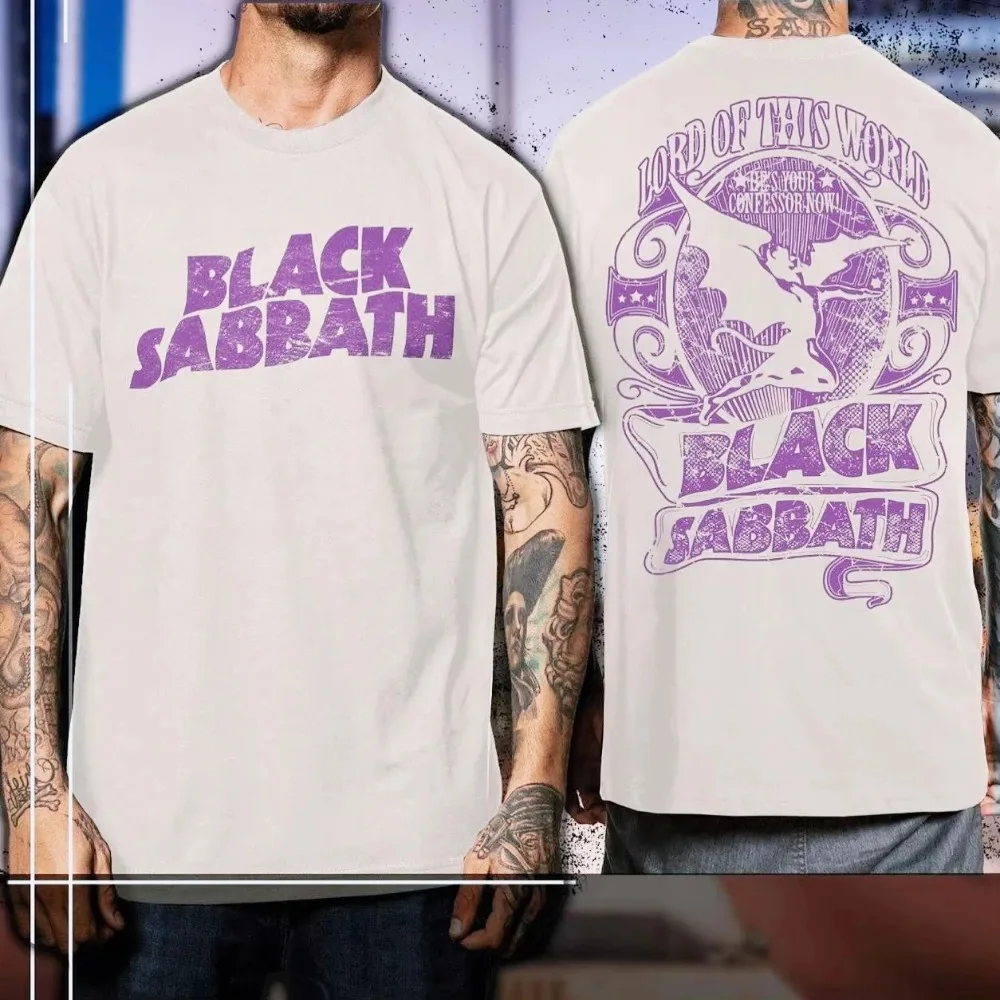 Black Sabbath Aston Villa es una camiseta informal de marca de lujo para hombres y mujeres