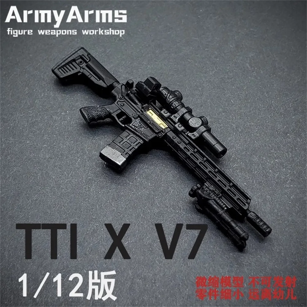 Little ArmyArms TTI x V7 1/12 Soldat Szene Requisiten 6,5 CM Gewehr Hochwertiges Modell Spielzeug Fit 6'' Action Figur Körper auf Lager