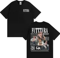 Camiseta Tini Stoessel Futtura Album 2026 Merch, ropa para hombres y mujeres, camisetas estéticas Vintage, camiseta de manga corta de algodón cómodo