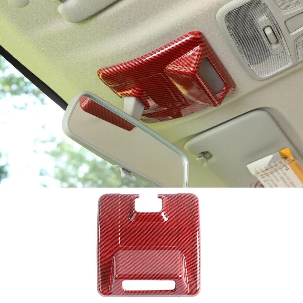 ABS Car Refit Rearview Mirror Base Panel Decorative Cover Trim Fit for Suzuki Jimny JB64 JB74 2019+ Interior Auto Accessories