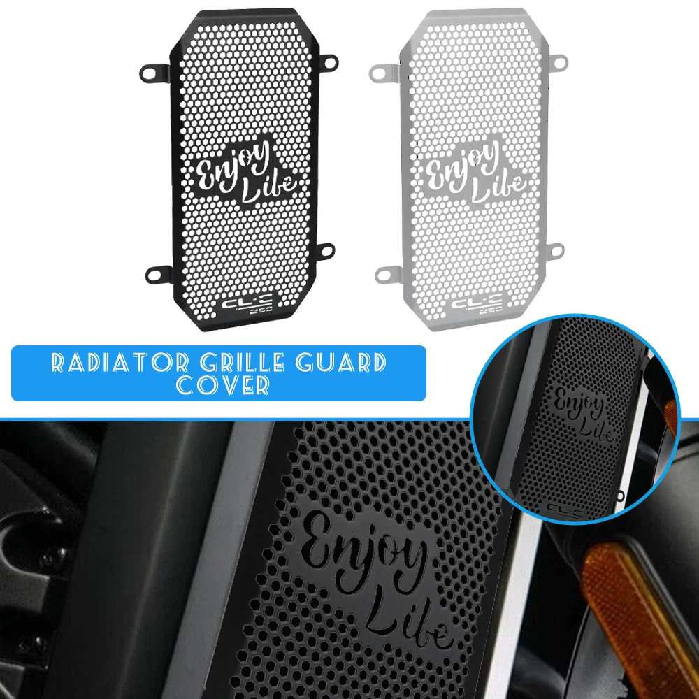 

Motorcycle Accessories For CFMOTO 250 CLC 250CLC 2024-2025-2026 Radiator Grille Guard Engine Skid Plate Cover Radiator Guard