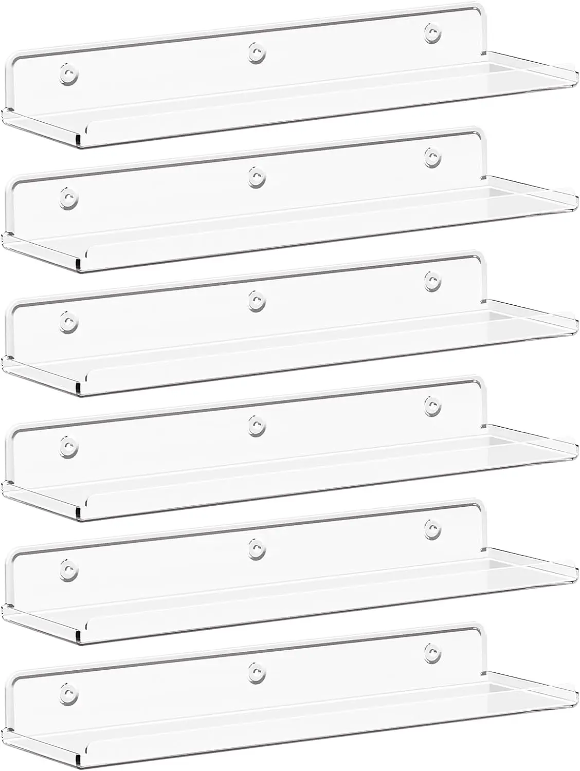 Floating Shelves for Wall 6 Pack 15\