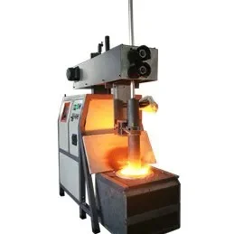 Induction Heating Technology Upward Continuous Silver Copper Wire Rod Pipe Casting Machine For Sale