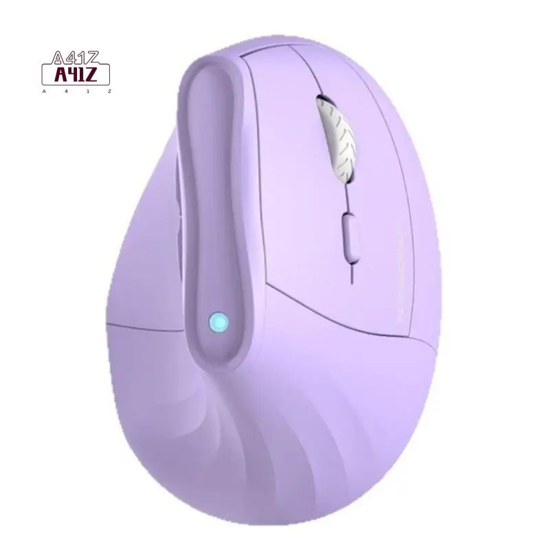 A41Z-Wireless Vertical Mouse USB 2.4G Mouse Ergonomic Design Bluetooth Gaming Mouse AAA Battery Mice 4000DPI For Laptops PC