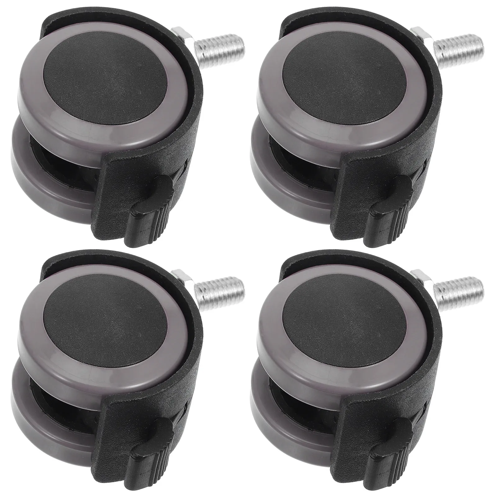 4 Pcs Caster Wheels Furniture Casters Replacement Accessory Chair Replacementoffice Accessories Parts Desk