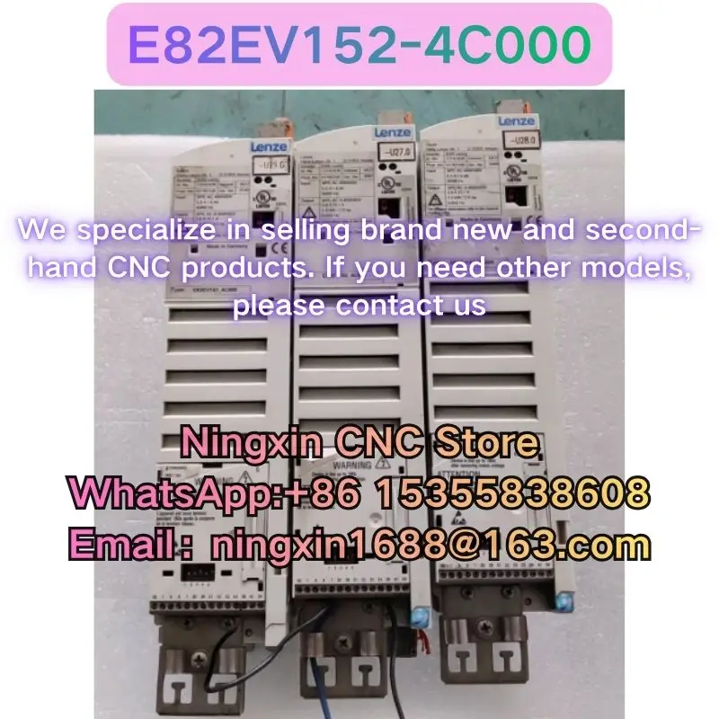 Second-hand E82EV152-4C000 E82EV152K4C000 Inverter Tested OK Fast delivery